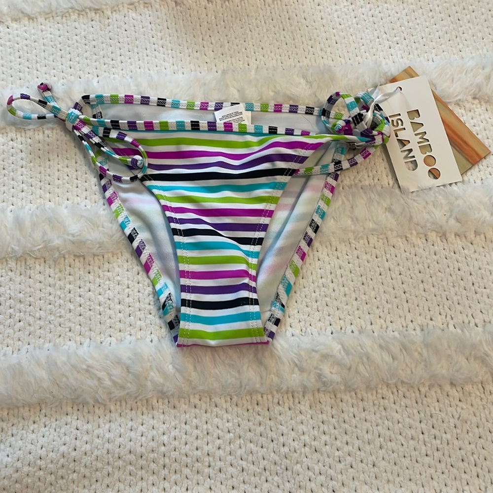Bamboo Island string bikini swimsuit bottoms